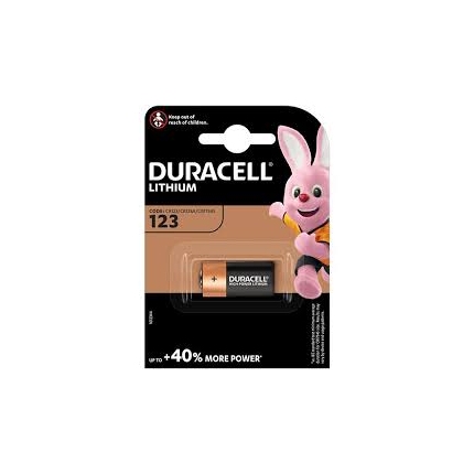 Батерия литиева Фото DURACELL CR-123 3V